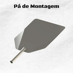 Pá de Montagem Inox Escovado
