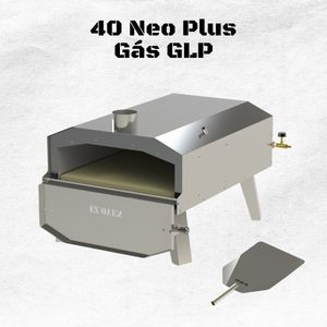 EZ Oven 40 Neo Plus Gás GLP + Pá de Montagem Inox