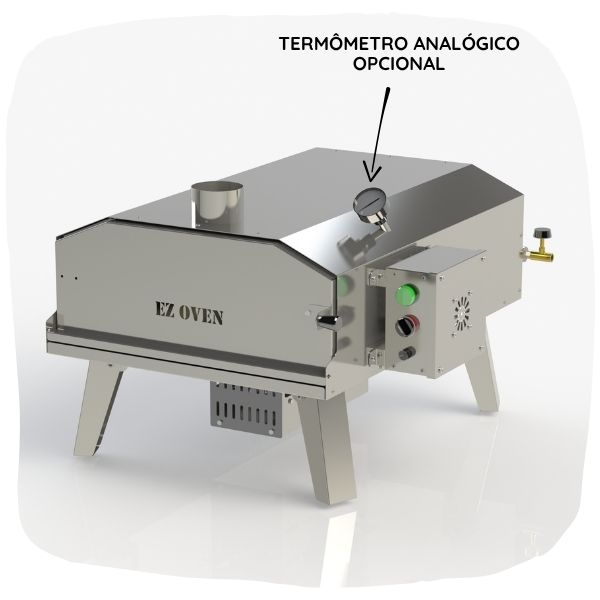 EZ Oven 40 Neo Plus Gás Rotante + Pá de Montagem Inox - Imagem 8