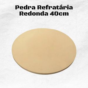 Pedra Refratária Redonda Cordierita 40cm