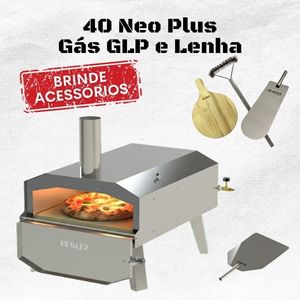 EZ Oven 40 Neo Plus Gás GLP Lenha